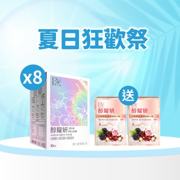 【直播推薦｜美力盛夏】醇耀妍 PLUS+冰晶透白版 x8盒+ (贈)醇耀妍 真蠶絲煥白版 x2盒