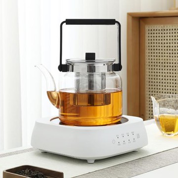 煮茶壺煮茶器家用新款加厚玻璃耐高溫燒水泡茶花茶電陶爐煮茶爐