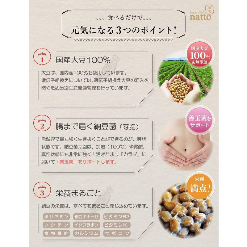 国産 乾燥納豆 ひきわりタイプ (1kg（250g×4袋）)