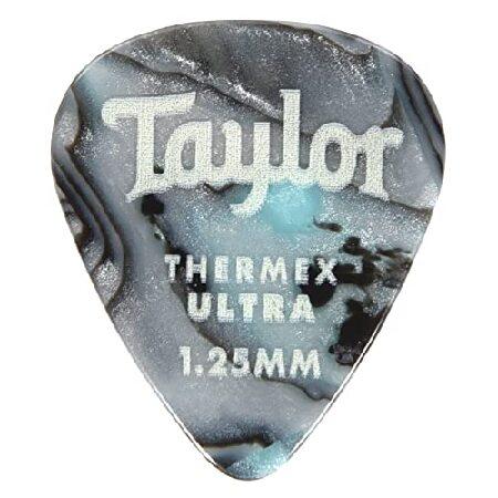 Taylor Premium Darktone 351 Thermex Ultra Picks Abalone 1.25mm 6-Pack