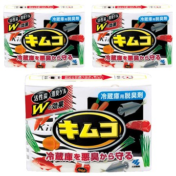 小林製藥 冷藏庫脫臭炭 活性炭消臭 適用450L以下冰箱  113g  3盒