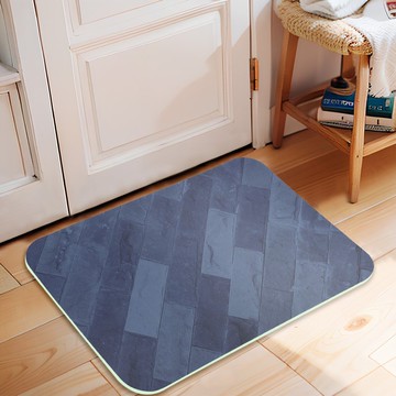 【日竹門】30秒瞬吸 軟式珪藻土吸水地墊 質樸系列 (58x38cm)