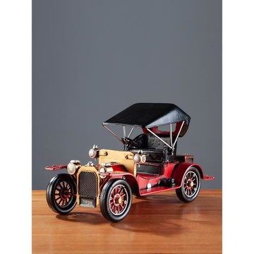 復古懷舊老爺車美式老式汽車模型創意擺件家居玄關客廳酒柜裝飾品