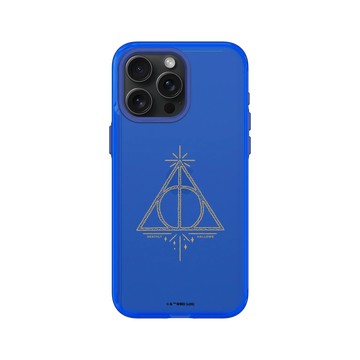 iPhone 15 Pro Max Clear 激光藍 - 哈利波特 Harry Potter - 圖騰系列：死神的聖物