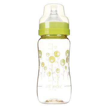 US baby 優生 真母感PPSU奶瓶寬口  330ml  顏色隨機  1個