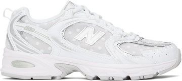 New Balance 银色 & 白色 530 运动鞋