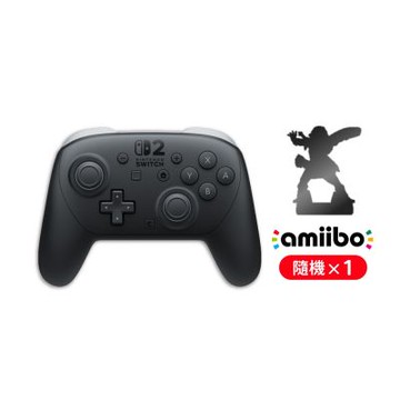任天堂 NS2 Switch 2 PRO 手把控制器+隨機款AMIIBO 1隻