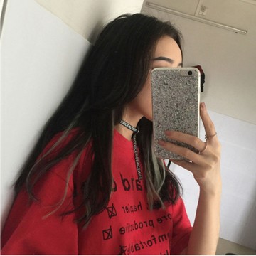 PS MALL個性字母皮帶圓扣項圈 頸鍊 手鏈 1入