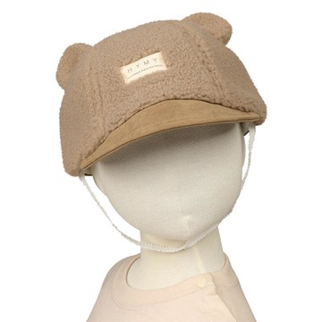 akachan honpo - 小耳朵棒球帽-刷毛-咖啡色