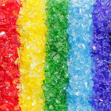 彩色鉆面玻璃砂diy材料燭臺玻璃珠玻璃沙水族箱魚缸飾品底沙底砂