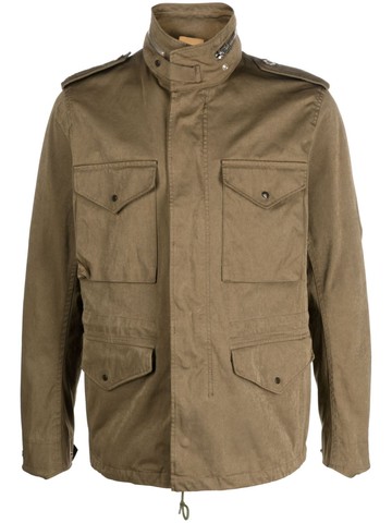 Ten C - multiple flap-pocket military jacket - men - Cotton/Polyester/Polyamide - 48 - Green