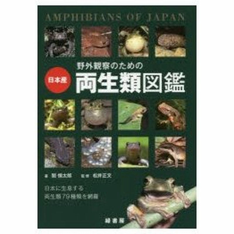 野外観察のための日本産両生類図鑑 日本に生息する両生類79種類を網羅 通販 Lineポイント最大0 5 Get Lineショッピング