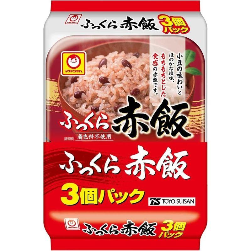 東洋水産 マルちゃん ふっくら赤飯 3個パック 480g (160g x 3)