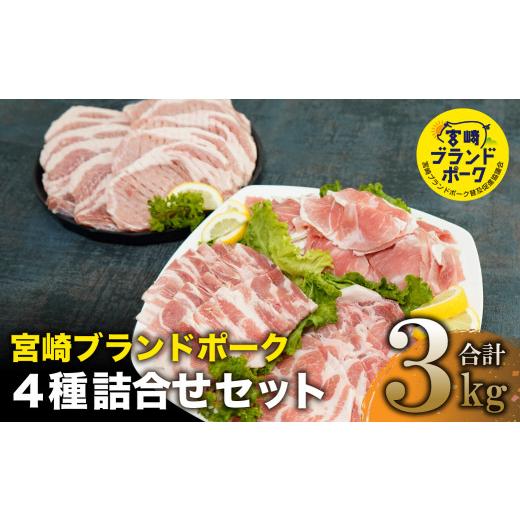 ふるさと納税 宮崎県 串間市 KU380＜毎月数量限定＞宮崎ブランドポーク４種詰合せセット 計3kg