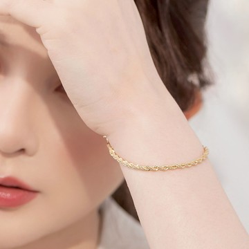 仿麻繩歐美個性風格手鍊-E20129