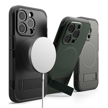 Rearth Apple iPhone 15 Pro (Ringke Alles) 磁吸立架保護殼