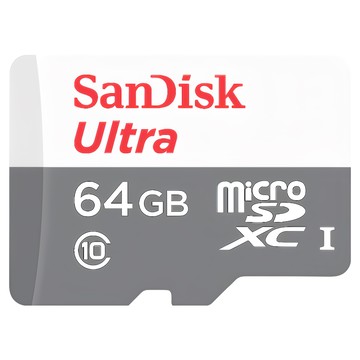 SanDisk 晟碟 Ultra microSD 記憶卡  64GB  1個
