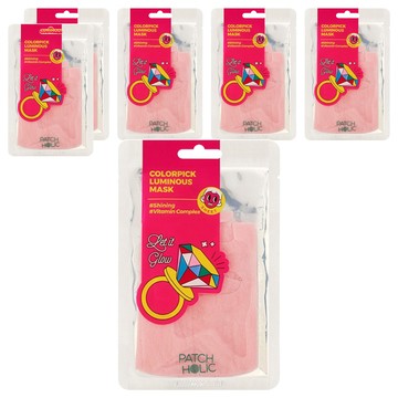 PATCH HOLIC Colorpick 超細纖維面膜-提亮  6入