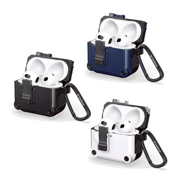 CaseStudi AirPods 4 Impact 充電盒磁扣防摔保護殼