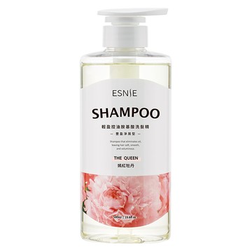 ESNIE 伊絲妮 豐盈凈屑型 輕盈控油胺基酸洗髮精 嫣紅牡丹 580ml  1瓶