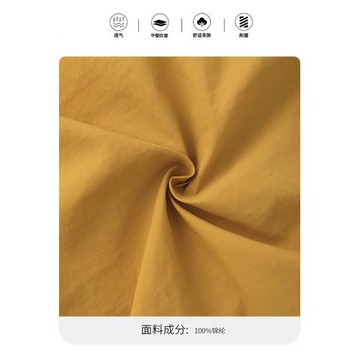 黃色山本工裝裙褲女夏季新款高腰a字休閑短褲冰絲寬松闊腿五分褲