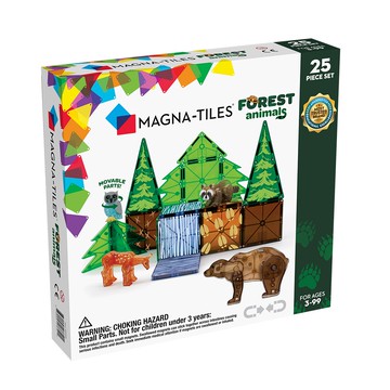 Magna-Tiles®磁力積木25片-森林動物