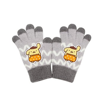 布丁狗童繡片羽毛手套