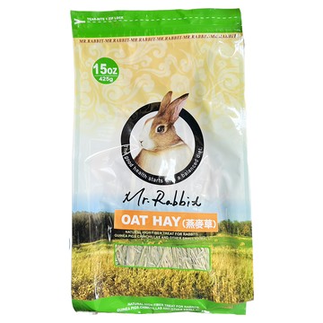 Mr.Rabbit 瑞比兔 甜燕麥草 425g 兔子/天竺鼠/倉鼠 寵物點心  1包
