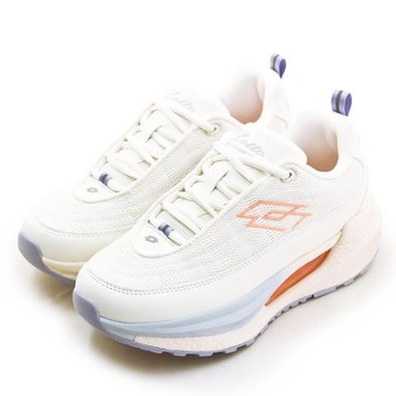 【LOTTO】女 美體健走鞋 SLIM WALK III系列 米藍橘 9821
