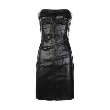 Rick Owens - Black Bustier Mini Dress