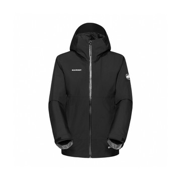 mammut 長毛象 女 treeline hs hooded 輕量防水連帽外套黑1010-31