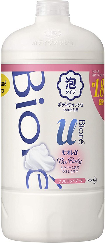 Kao Biore u The Body Foam Type Brilliant Bouquet Scent Refill 800ml