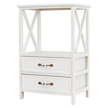 dayneeds 日需百備 新古典風格三層抽屜櫃 G979  古典白  47x32x70cm