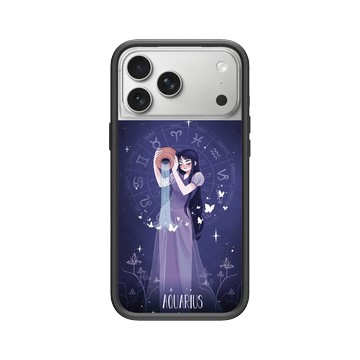 iPhone 17 Pro Max Mod NX -邊框背蓋組合 (相機按鈕) 黑 - Ludmilacerafoce - 水瓶座