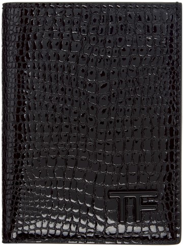 TOM FORD 黑色 T Line Folding 卡包