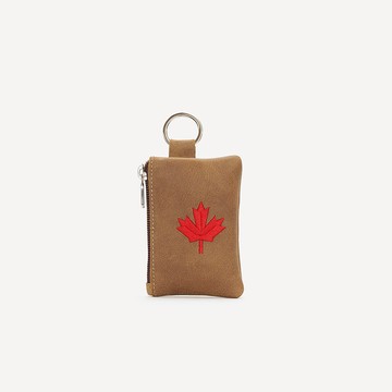 Roots 小皮件- MAPLE LEAF  TOP ZIP 零錢包