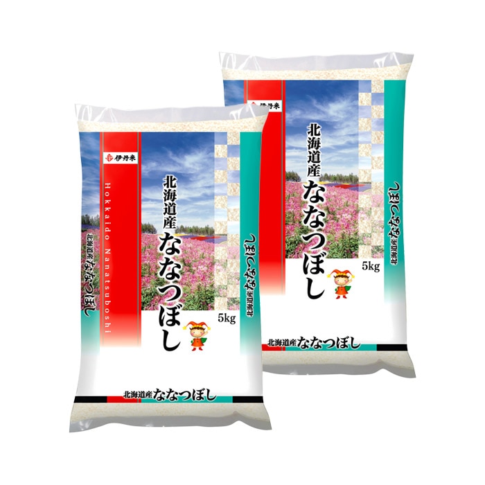 令和4年度 ななつぼし 5kgが2袋 10kg 北海道産 米 白米 精米 ブランド米 10キロ (平日のみ出荷）