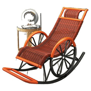 成人搖椅躺椅搖搖躺椅逍遙椅老人椅懶人椅逍休閑陽臺午睡椅藤椅廠[010209DD]