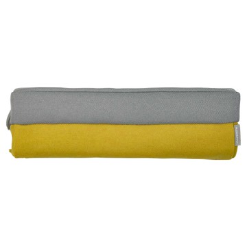 KOKUYO 國譽 雙層分類收納筆袋 - 可收納約15支筆  黃灰  1個