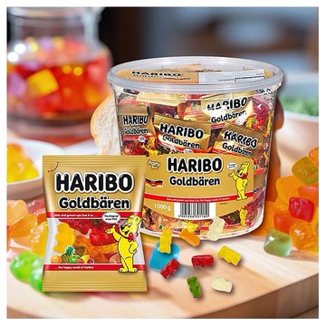 HARIBO 哈瑞寶~金熊Q軟糖分享包(1000g)