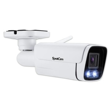 SpotCam 免主機全彩夜視IP66防水槍型攝影機  1個  BCW1