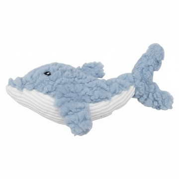 KARA PET 卡啦酷寵 寵物玩具 毛毛蟲 鯊魚  藍色  1個  27 x 17 x 10cm