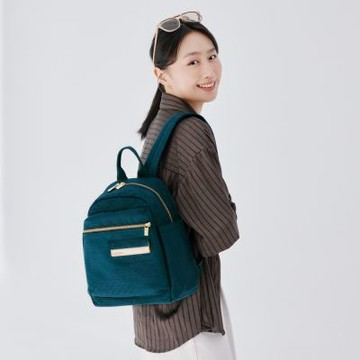 【satana】Soldier 心旅行後背包 輕量防潑水 11吋平板 減壓止滑背帶 台灣製 SOS2595-晚山青