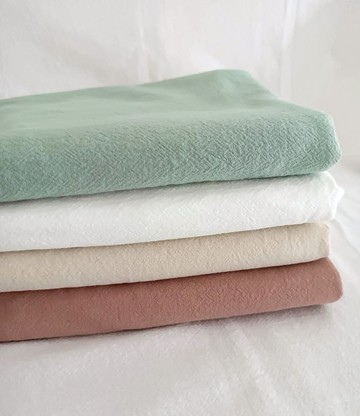 簡約白色亞麻色純棉桌布桌墊桌巾