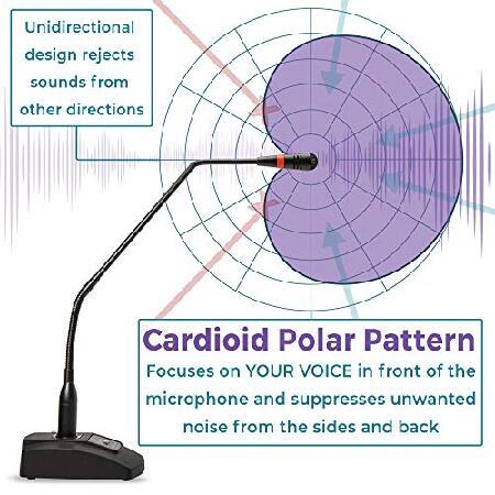 ECS WordSentry USB C Professional Gooseneck Conference Unidirectional Microphone