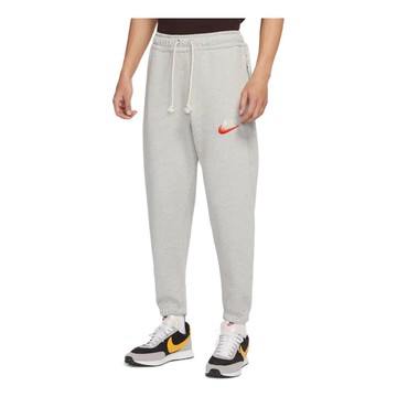Nike Trend Capsule Series Sports Breathable Training Casual Bundle Feet Elastic Waistband Long Pants Gray