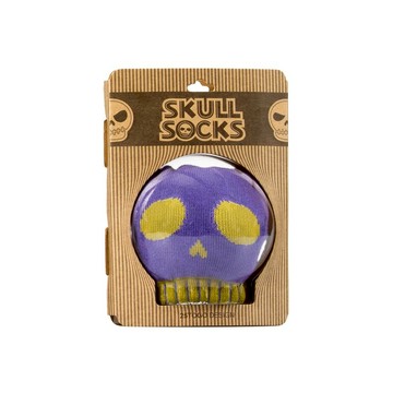 SKULL PATTERN SOCKS 印花骷髏襪_草綠傻傻臉