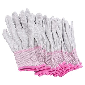 JIAHON 嘉鴻牌 碳纖維手套芯/合手型棉紗加碳纖維絲手套 S  10套  灰色