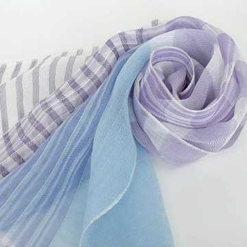 Linen 手織亞麻披肩【清風05】