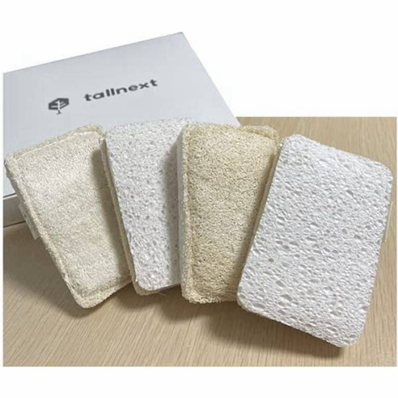 Tallnext スポンジ キッチン キッチンスポンジ 食器洗いスポンジ セルローススポンジ 食器 スポンジ 4個入り 通販 Lineポイント最大0 5 Get Lineショッピング